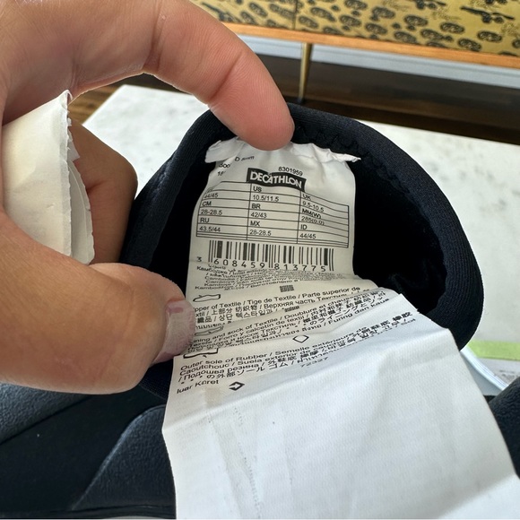 NWT Decathlon Subea Diving booties 5 mm neoprene black - Picture 5 of 7